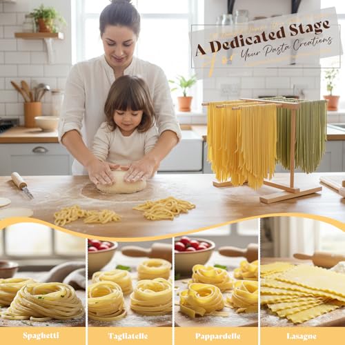9Pcs Wood Pasta Making Kit - color: 9 PCS