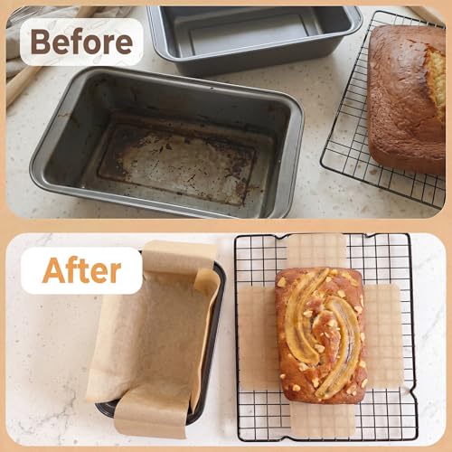 2 Pack Nonstick Loaf Pan Set, 9 x 5 Inch Carbon Steel Bakeware