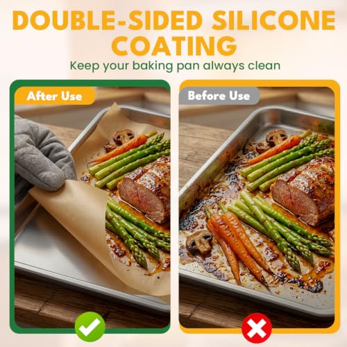 450 Pcs Parchment Paper Sheets for Baking,12x16 Inch Baking Paper - size: 450pcs - 12x16in