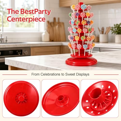PRETYZOOM Lollipop Display Holder Multi-Tier Lollipop Holder Stand