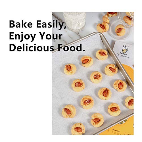Katbite Precut Parchment Paper Sheets with Grid Lines, 12x16 Inch, 46 Pcs - size: 12"x16"-46