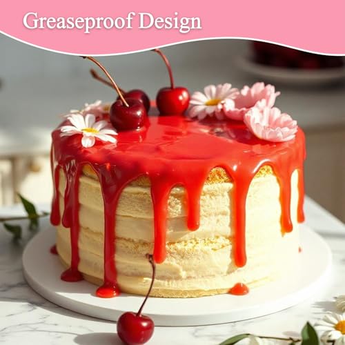 2 PCS 14-Inch Cake Drums, Sturdy Cake Boards, 1/2" Thick Cardboard Rounds for Multi-Layer Cakes, Food-Grade Cake Base - style: 14 inch, 2 PCS