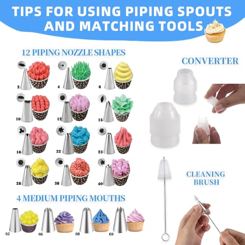 179PCS Cake Pan Set for Baking,3PCS Springform Round Cake Pans(4,7,9 Inch)