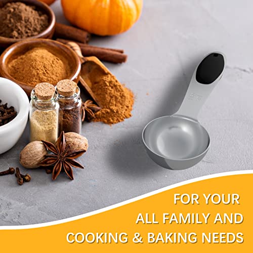 2PCS 1Tsp(5ml, 1/6oz) Measuring Spoon, Stainless Steel Measure Scoop - size: 1tsp