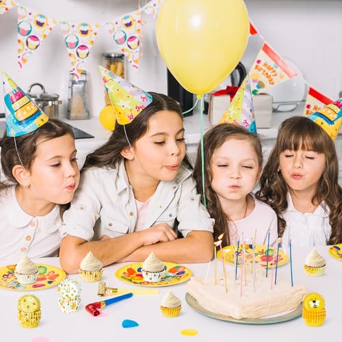COcnny Bee Mini Cupcake Liners - 600pcs Summer Baking Cups Muffin Paper Cupcakes Wrappers for Birthday Party, Yellow Honey Candy Cake Chocolate Wrap Making Supplies for Baby Shower Wedding (10 Styles) - style: Mini Bee