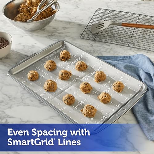 Reynolds Kitchens Cookie Baking Sheets, Pre-Cut Parchment Paper, 25 Count (Pack of 24) - size: 25 Count (Pack of 24), style: Baking Sheets