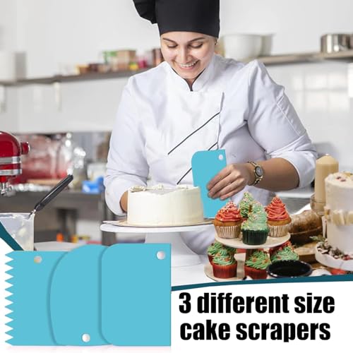 Icing Decoration Gun Set, Dessert Decorating Decorator Syringe with 6 Russian Piping Icing Nozzles Cake Decorating Tool Cupcake Frosting Filling Injector Cake Icing Tools