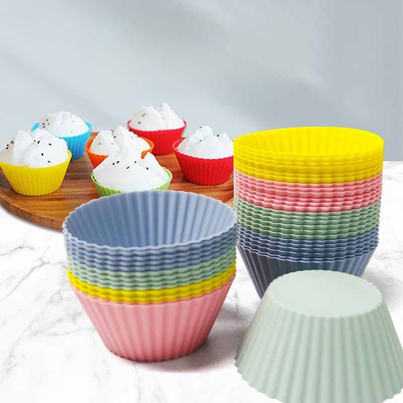 Reusable Silicone Baking Cups | Non-Stick Cupcake & Muffin Liners