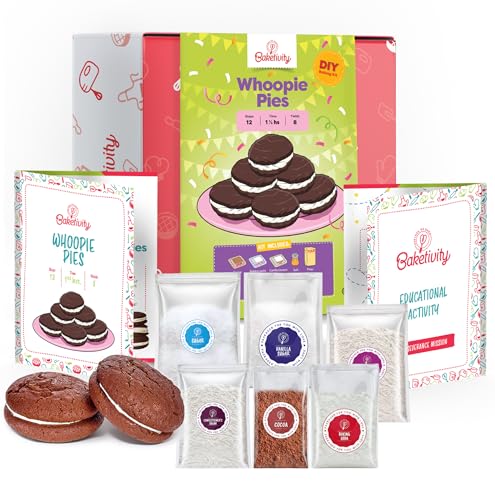 Baketivity Whoopie Pie Kids Baking Kit with Pre-Measured Ingredients - color: Delicious Whoopiepie