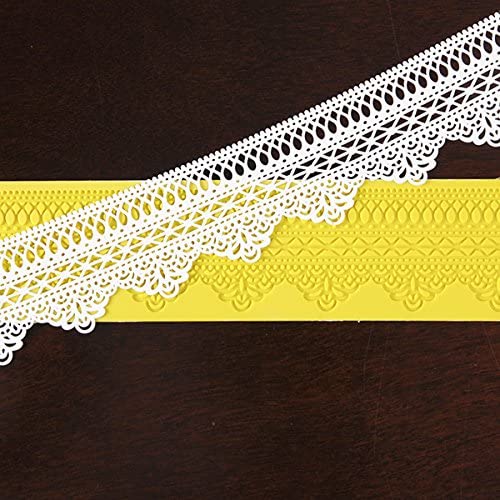 Global Sugar Art Silicone Cake Lace Mat, Roman Edible Lace Mold - style: Roman Lace