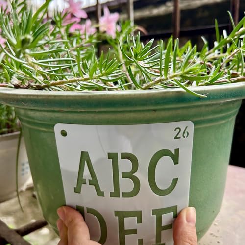 Letter Stencils for Painting, 40 Pcs 7 x 4 Inch for Wood Signs Quotes