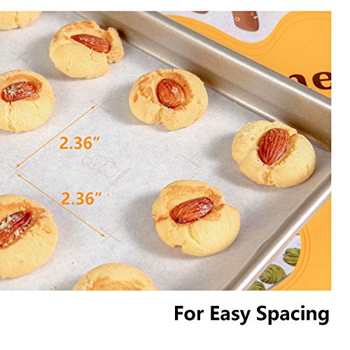 Katbite Precut Parchment Paper Sheets with Grid Lines, 12x16 Inch, 46 Pcs - size: 12"x16"-46