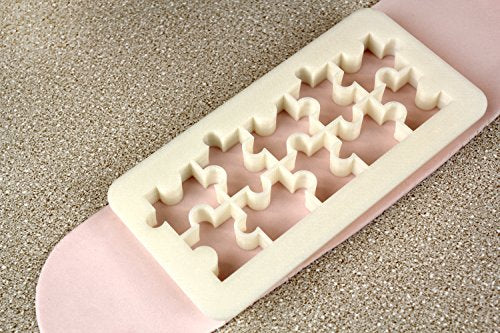 PME Geometric Multicutter for Cake Design Puzzle, Small, Medium & Large Size, Set of 3 - size: Set of 3, style: Puzzle