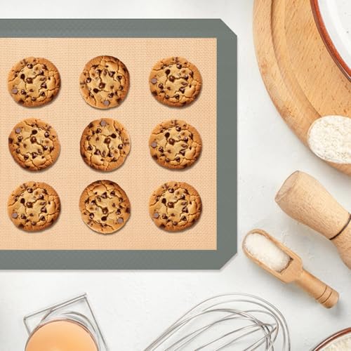 2 Half & 1 Quarter Silicone Baking Mat, Baking Sheets