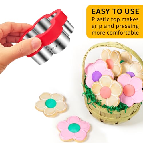 ALLTOP Flower Cookie Cutter Set - color: Plum