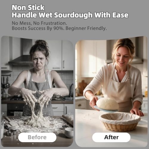 Sapid Flexible Curved Edge Silicone Bowl Scraper Dough Scraper Baking Bread - color: Gray