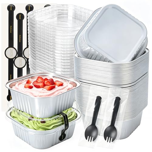 Halloween Baking Pan, White 50 Pack for Bake Sales - color: White, size: 10 oz