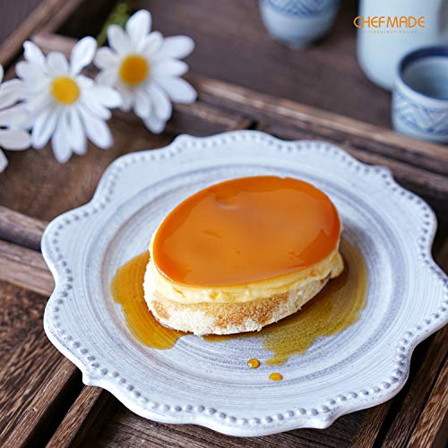 CHEFMADE Mini Cheese Cake Pan Set, 3.7-Inch 4Pcs Non-Stick Oval Cake and Loaf Bakeware for Oven and Instant Pot Baking (Champagne Gold) - size: 05 - 3.7" Oval 4Pcs