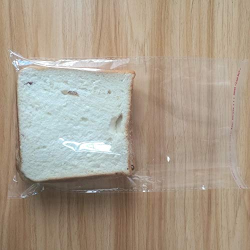 200pcs 6"x8" Clear Resealable Cellophane Bag Self Adhesive Seal - size: 6x8 Inch (Pack of 200)