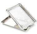 19.5"x13.5" Extra Large Commercial Baking Pan & Crisping Tray Set