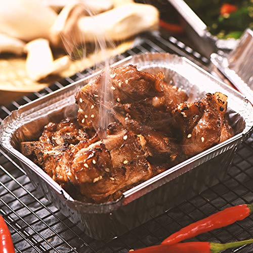 Waytiffer Loaf Pans [50 Pack] 2Lb Heavy Duty Disposable Aluminum Foil Premium Bread Tins Standard Size - 8.5" X 4.5" X 2.5" Perfect for Homemade Cakes & Breads - size: 50 PACK
