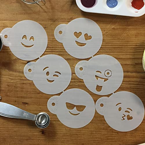 Emojis Cookie Stencil Set C983 by Designer Stencils