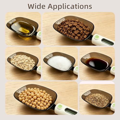 AULEEP Digital Measuring Spoon Scale, 0.1g High Precision Gram Scale