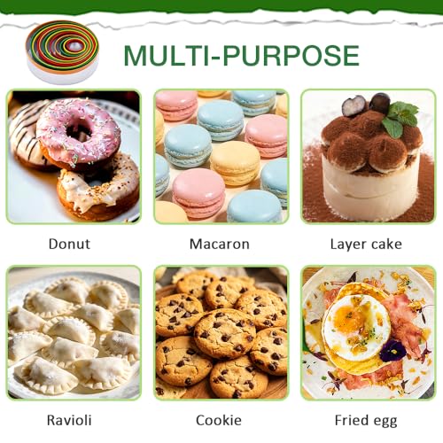 Alimat PluS Round Biscuit Cutter Set, 12 Pack Circle Cookie Cutters - size: 12 Pack, Round Shape