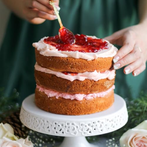 HUAKENER 6" Round Cake Pan,3 PCS Silicone Cake Molds with Parchment Paper - size: 6 Inch