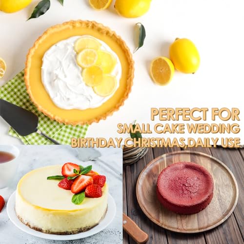 6 Inch Round Cake Pan Set of 3, Nonstick Coating Baking Round Cake Pans with Remvable Bottom for Birthday Layered Cakes,Party, Circle Cake Tins With Wider Grips for Oven Air Fryer, Gold - color: 6-Inch Cake Pan Set of 3 Gold