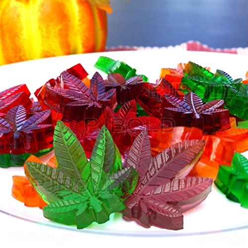 Marijuana Leaf Silicone Trays for Chocolate Gummies Party Novelty Gift Mold with Dropper, 3 Pack - size: 3pk with dropper
