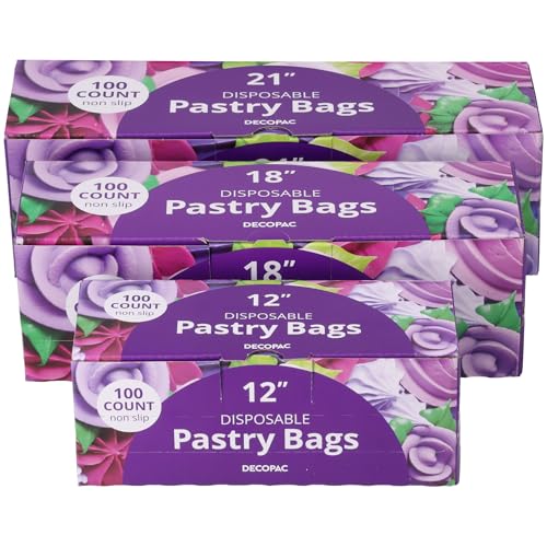Disposable Pastry Piping Bags | 18 Inch | 100 Pack - size: 18 Inch