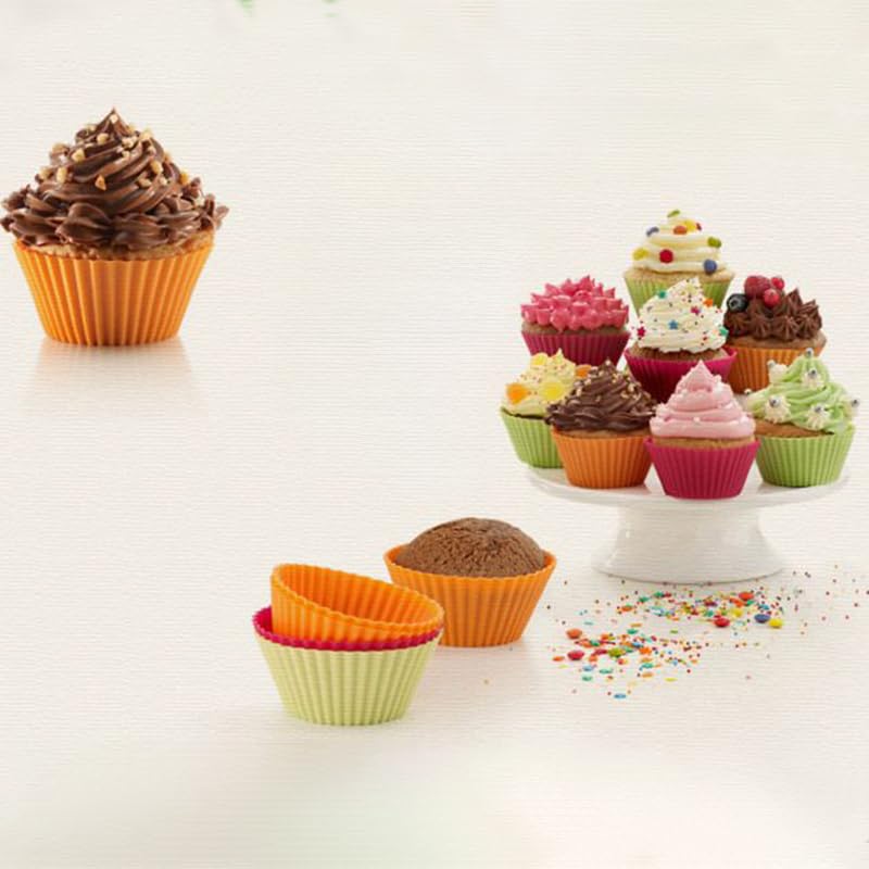 Reusable Silicone Baking Cups | Non-Stick Cupcake & Muffin Liners