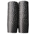Paper Baking Cups (Polka Dots), Greaseproof Disposable Cupcake Liners (Black, Large Cups (50-Pack)) - color: Black