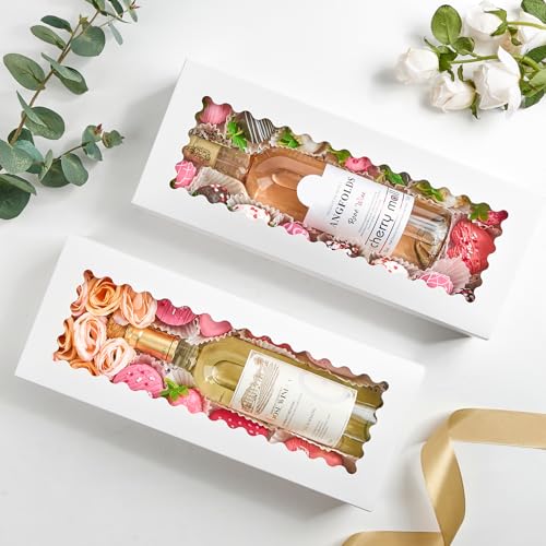 Ocmoiy Cookie Boxes with Window, 16x6.5x2.5 Inches, 20 Pack - color: 16 x 6.5 x 2.5 Inch