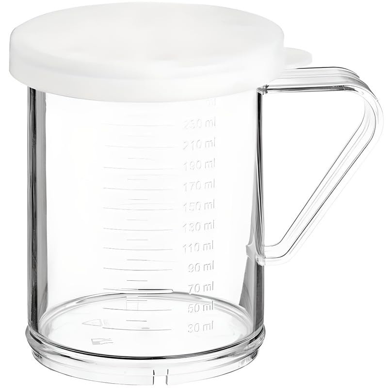 OCS Parts 6-Pack 10 oz Shakers with 7 mm Perforated Clear Lids | 3.75" - color: Clear - 7 MM
