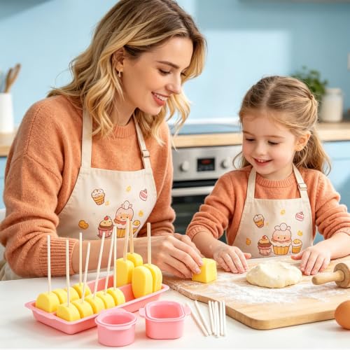 Cakesicle Cutter, Cakesicle Mold Set with 9in Tray, Cake Pop Mold with Acrylic Stand, 150 Sticks, 100 Bags and 100 Twist Ties, Baking Tools for Easter Home Birthday Parties Wedding Desserts