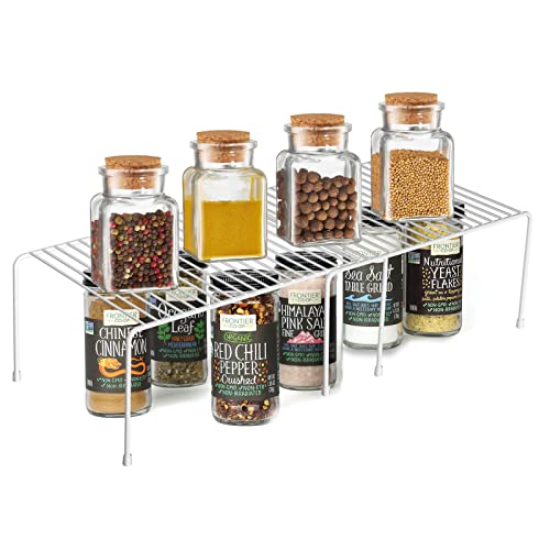 Orgneas Expandable Cabinet Shelf Organizer Rustproof Metal Shelf Riser - color: Expandable 2 Sets
