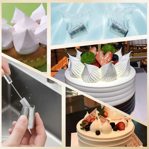 Styquenzer 5 PCS Large Piping Tips Set, Stainless Steel
