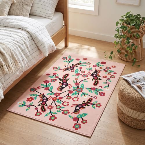 2x3 Magpie Area Rug, Soft Low Pile - color: Magpie, size: 2' x 3' (Rectangular)