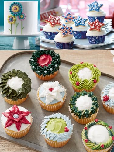 48 Pcs Small Piping Tips Set with Couplers for Cake Decorating & Frosting