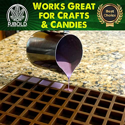 Square Silicone Candy Mold, 266 Cavity, 2mL - size: 2mL