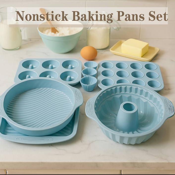 30PCS Nonstick Silicone Baking Set