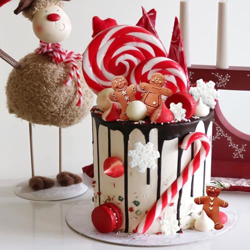 JOERSH Christmas Silicone Fondant Molds, 3 Pcs - style: Christmas