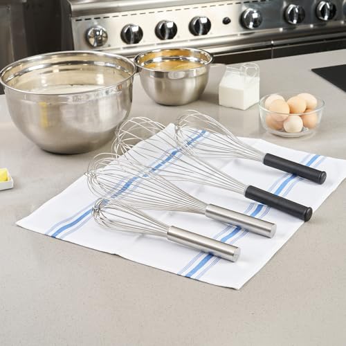 Restaurantware Stainless Steel French Whisk, 12 In - size: 12", style: French