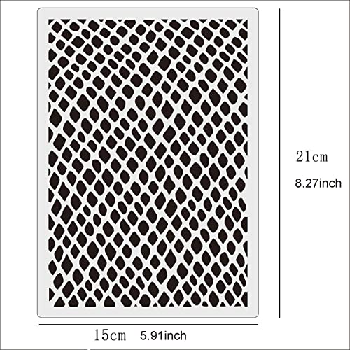 Animal Print Stencils, 12Pcs Leopard Painting Templates