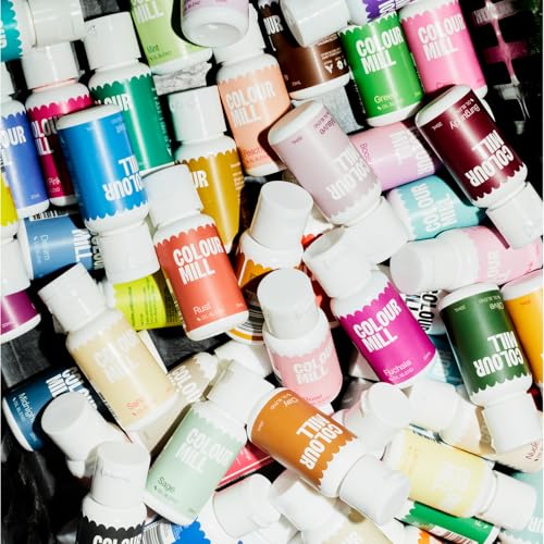 Colour Mill Oil Blend Food Coloring, Complete Collection - 20 Milliliters Each of 60 Colors - color: Complete Collection 60 Pack
