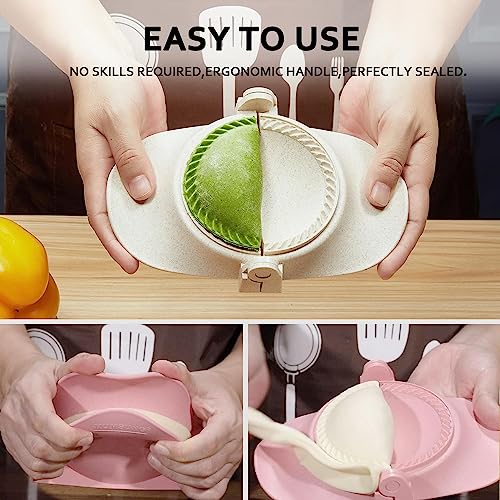 6 Inch Empanada Maker Press, 6"+4"Dumpling Maker Set - color: Blue, size: 6"+4"