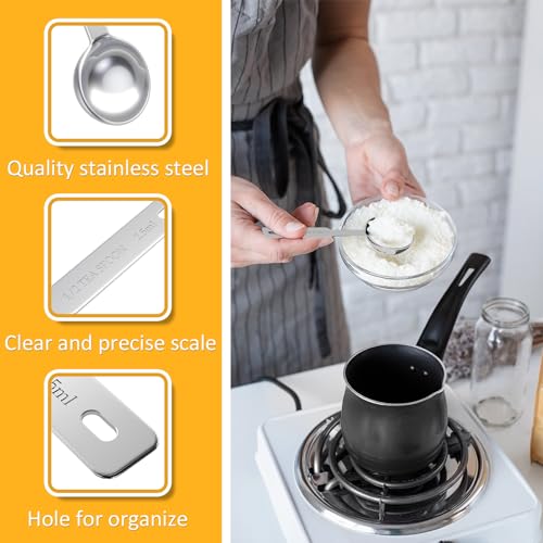 2PCS 1tbsp(15ml) Stainless Steel Measuring Spoon - size: 1tbsp