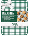 Great Jones Non Stick Wire Cooling Rack (Broccoli) – Fits Half Sheet - color: Broccoli, size: Big Chill (16.9" x 11.4")